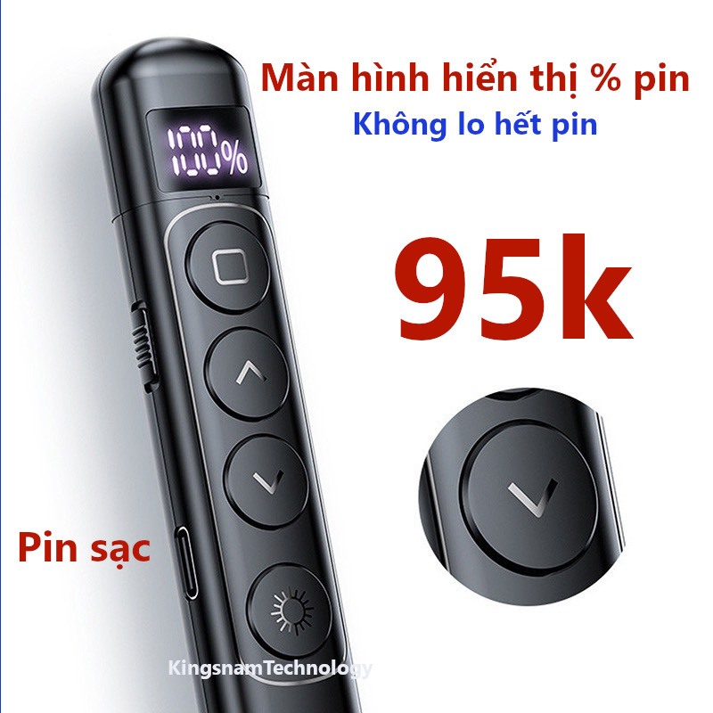 Bút Thuyết Trình Không Dây S7 S5 Cổng USB Cho PC Laptop PPT pin sạc Bút Powerpoint Slide Điều Khiển Clicker