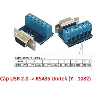 Cáp USB 2.0 sang RS 422/RS485 Unitek (Y-1082)