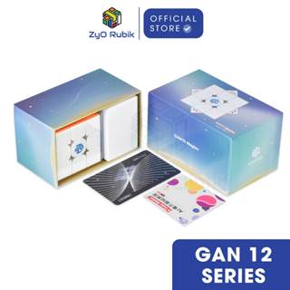 Rubik 3x3 GAN 12 SERIES 3 Maglev UV/ Maglev Matte / Gan 12M LEAP Stickerless không viền - ZyO Rubik