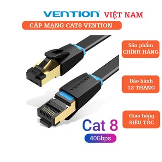 Dây cáp mạng Cat8 Vention,  dạng dẹt, hỗ trợ tốc độ 40Gbps, dài 1m đến 5m