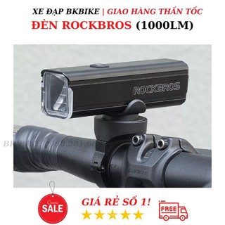 Đèn Xe Đạp Rockbros 1000Lm - Chống Nước, Siêu Sáng, Siêu Bền, 5 Chế Độ Sáng