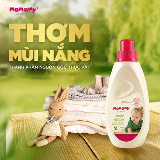  Chai nước giặt xả thiên nhiên Mamamy 800ml giao mùi ngẫu nhiên
