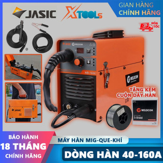 Máy hàn mig mini jasic nb-160e dòng hàn 40-160a máy hàn mini 4 trong 1 hàn điện tử