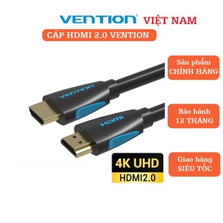 HDMI - Cáp HDMI chuẩn 2.0, hỗ trợ 2k, 4K, dài 1.5m đến 5m - Vention VAA-M02