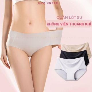 Quần lót nữ bigsize không lộ viền GOM UNDER, quần chip nữ su đúc nâng mông kháng khuẩn - QLN-SU-02