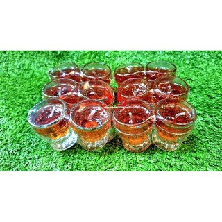 Đèn cầy ly mắt tre cao 4cm [HỘP 12 LY]