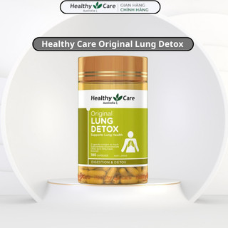 Viên uống Healthy Care Original Lung Detox 180 viên hỗ trợ giải độc phổi
