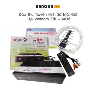 Đầu Thu Truyền Hình Số Mặt Đất Ltp Vietnam STB – 1406 Tặng Anten 15m 💥 1 ĐỔI 1 trong 12 THÁNG