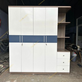 Tủ áo 4 cánh có kệ gỗ mdf cpx-t03
