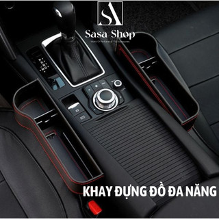 Khay để đồ kẹp ghế ô tô,Khay Đựng Đồ Đa Năng Cắm Khe Ghế Ô Tô, Hộc Để Đồ Cao Cấp Trên Xe Hơi