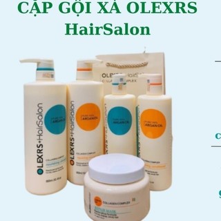 Olexrs Hair Salon - Cặp Dầu Gội Xả Olexrs Hair Salon 960ML - Olexrs Hair Salon Cho Tóc Khô Xơ Hư Tổn Tóc Gàu