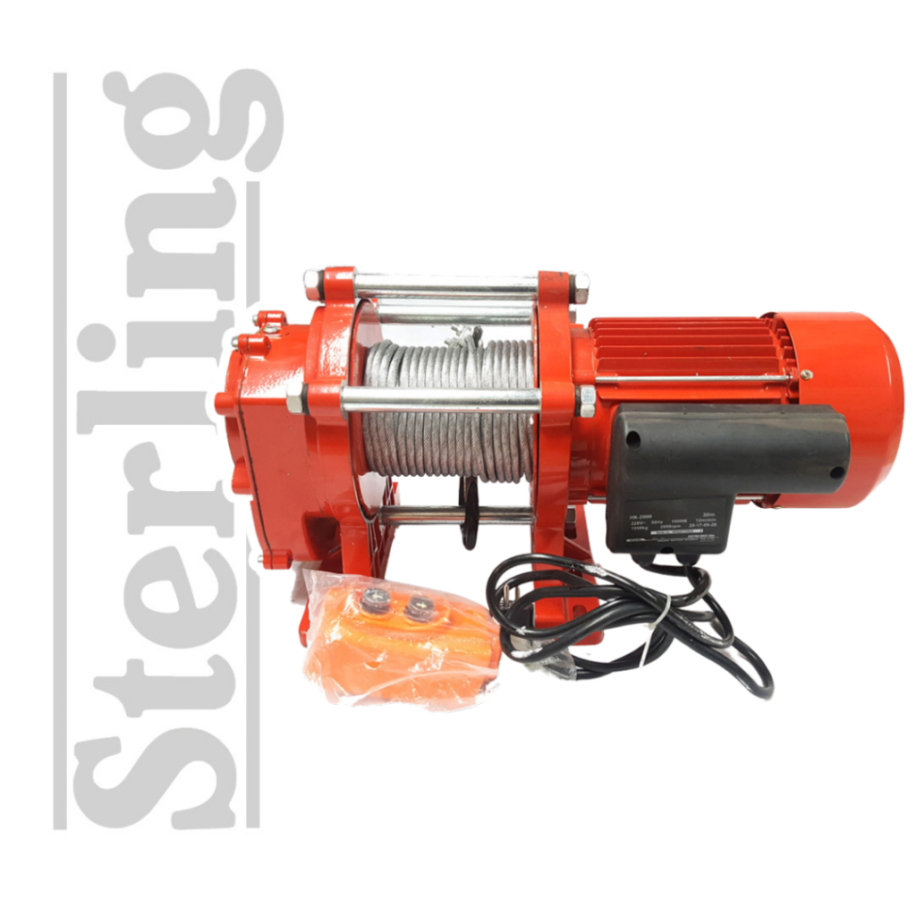 Tời Sterling Điện Mặt Đất Hikari Master HK-2000 1 Tấn và HK-3500 1,5 Tấn, Quấn Dây Đồng Chịu Nhiệt