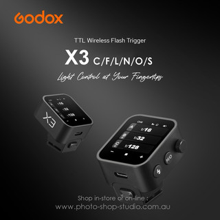 Trigger Godox X3 TTL HSS 2.4G – TTL Wireless Flash Trigger For C/N/S/F/P