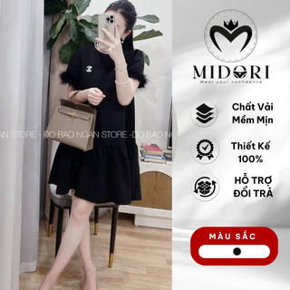 Váy Babydoll, Đầm Bầu Babydoll Mát Cho Mùa Hè Thiết Kế Tay Phồng Thiết Kế Thời Trang Form Rộng Bigsize Cao Cấp