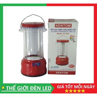 Đèn sạc chiếu sáng khẩn cấp KENTOM KT302 20W chính hãng