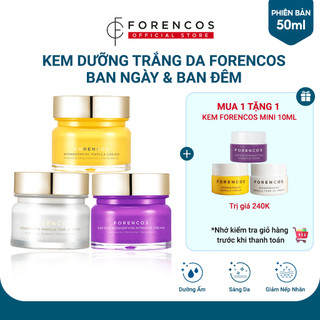  Kem dưỡng trắng da FORENCOS ban ngày và ban đêm hỗ trợ trắng sáng da, cấp ẩm, tăng độ đàn hồi 50ml