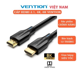 Cáp HDMI 2.1 Vention hỗ trợ 4k, 8K/60Hz - Dolby Atmos, eARC