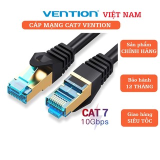 Dây cáp mạng CAT7 VENTION SFTP hỗ trợ đường truyền 10 Gbps, dài 10m/15m/20m - Hàng chính hãng