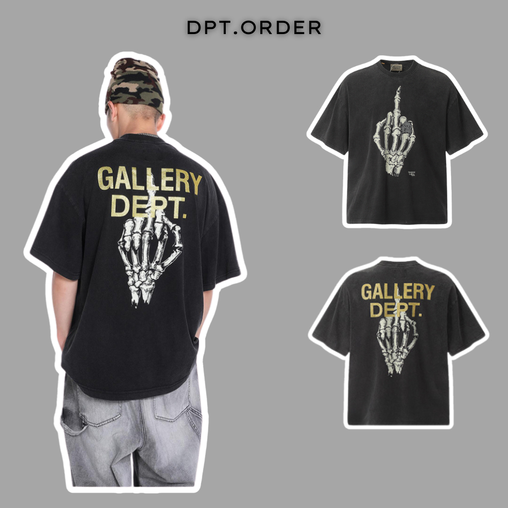 (Best quality) Áo Phông Tee Gallery Dept Letter Print Vintage Tee