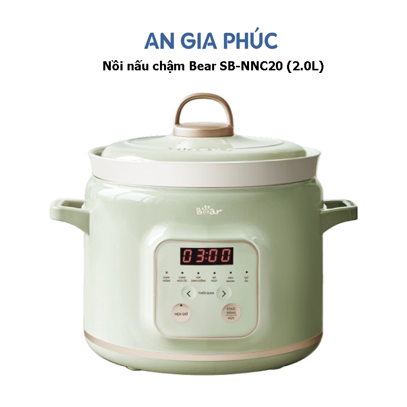 Nồi nấu chậm Bear SB-NNC20 (2.0L) - An Gia Phúc