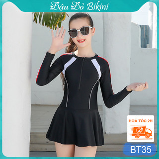 Đồ bơi bé gái size lớn từ 25 - 60kg, áo tắm cho trẻ em gái big size, thun bơi lạnh Lycra cao cấp, dày dặn mịn đẹp | BT35