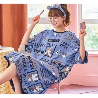 Váy bầu ,váy ngủ cộc tay nữ