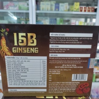 Viên bổ 15B Ginseng