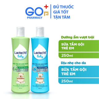 Sữa tắm gội trẻ em lactacyd milky cho trẻ em dịu nhẹ, giảm rôm sảy