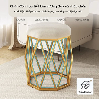 Ghế đôn kim cương ghế bàn trang điểm