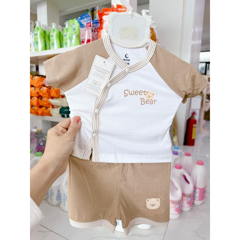 Moon - Bộ cộc tay cài chéo