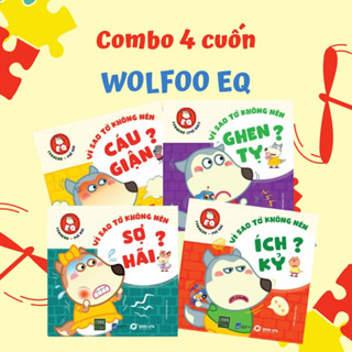  Sách - Combo 4 Cuốn Wolfoo EQ 