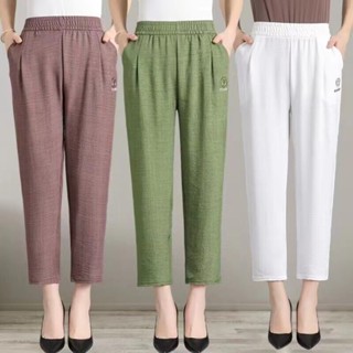 Quần Baggy Bigsize Nữ Vải Đũi Linen Cao Cấp Phong Cách Thời Trang Hàn Quốc , Quần Đũi Hàn Siêu Mát Phù Hợp Mọi Lứa Tuổi