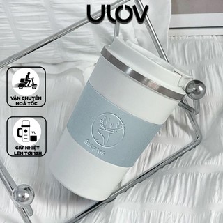 Bình Giữ Nhiệt Kiểu Ly Cà Phê Có Hiển Thị Nhiệt Độ Inox 304 Không Gỉ, Ly Giữ Nhiệt  Nam Nữ  ULOV-COCGN02-COCGN08