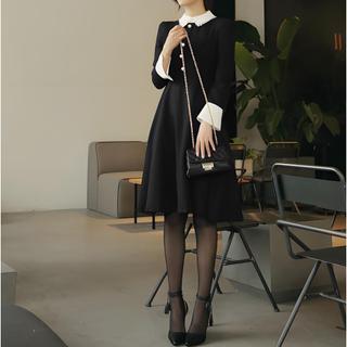 ĐẦM T3D LACE COLLAR A LINE