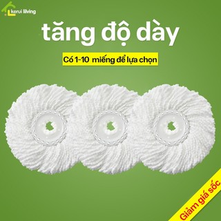 Miếng lót cây lau nhà PIKUP; Bông lau nhà; Miếng lau thay thế cao cấp siêu thấm hút sạch mọi vết bẩn