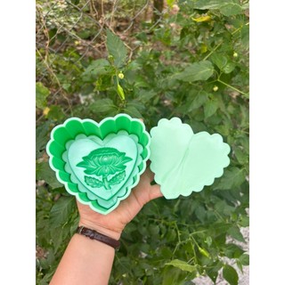 Khuôn nhựa tim ép xôi hình cúc đại đóa