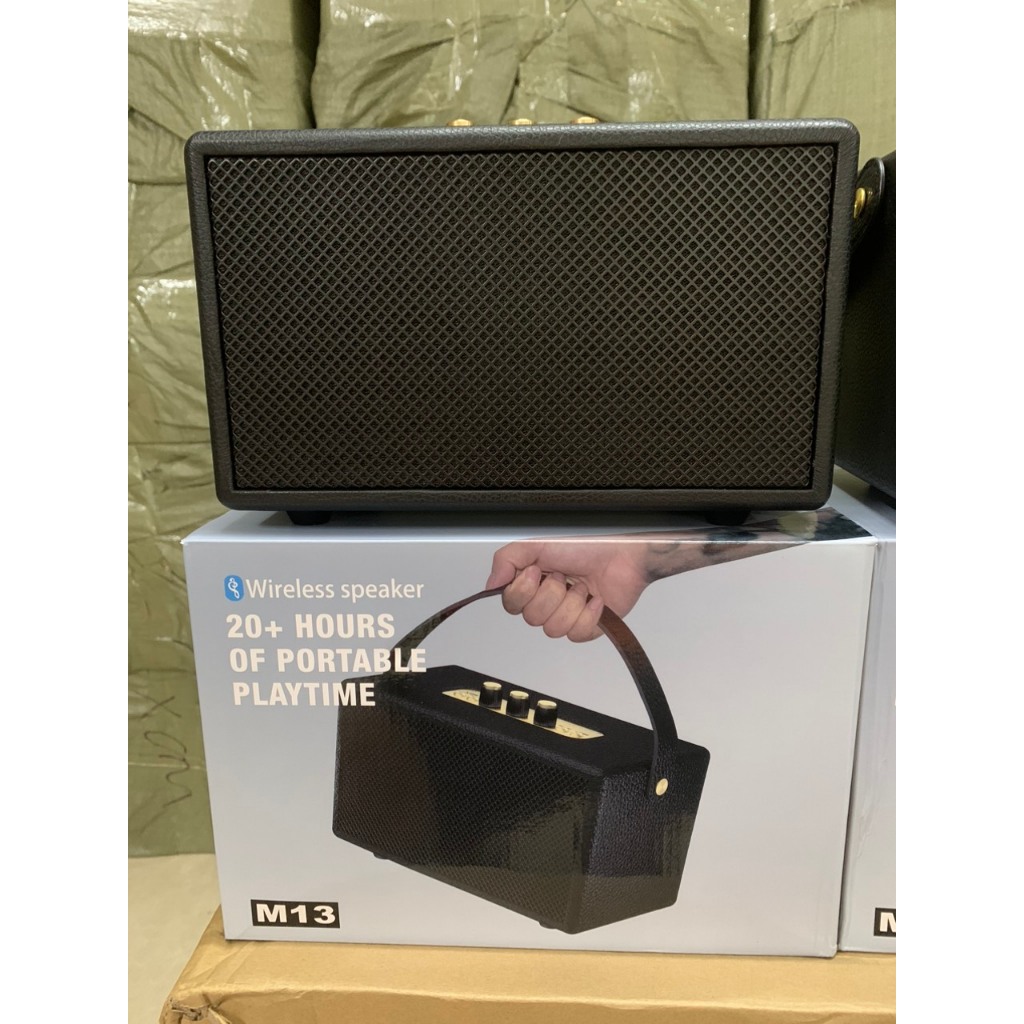 Loa Bluetooth M13 Công Suất Lớn, Loa không dây M13 Nghe Nhạc Hay, Pin Sử Dụng 10 Giờ, Âm Thanh 3D, Bass Căng | BigBuy360 - bigbuy360.vn