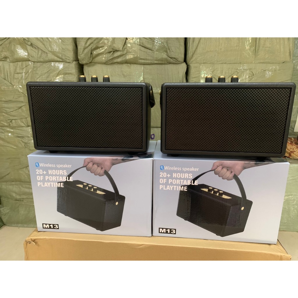 Loa Bluetooth M13 Công Suất Lớn, Loa không dây M13 Nghe Nhạc Hay, Pin Sử Dụng 10 Giờ, Âm Thanh 3D, Bass Căng | BigBuy360 - bigbuy360.vn