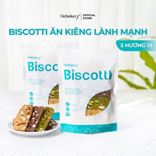 Bánh BISCOTTI Ăn Kiêng Nguyên Cám 5 VỊ HEBEKERY by HEBE - Bánh Ngũ Cốc Nướng Ăn Kiêng Không Đường Tinh Luyện