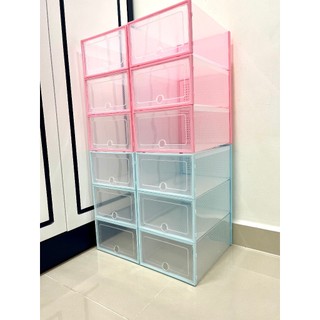 Hộp Đựng Giày Lắp Ghép Thông Minh Chất Liệu Nhựa Cap Cấp Size Lớn Chịu Lực Tốt