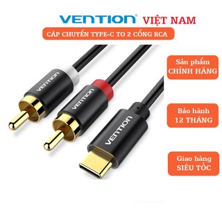 Cáp chuyển đổi usb type-c sang 2rca vention dài 50cm