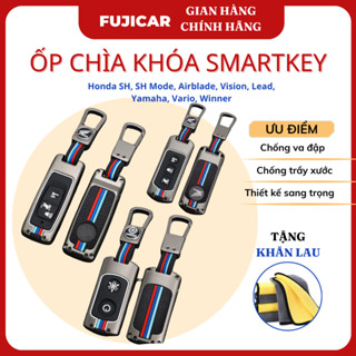  Ốp Chìa Khóa Smartkey 💟FREESHIP💟 Ốp Khoá Honda SH SH Mode Airblade Vision Lead Yamaha Vario Chất Liệu Hợp Kim 