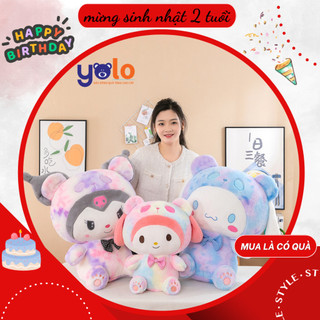 Gấu bông Kuromi, melody.Cinnamoroll galaxy mới nhất 2023. thú nhồi bông kuromi  cao cấp(có ship hỏa tốc)(nhận góià)