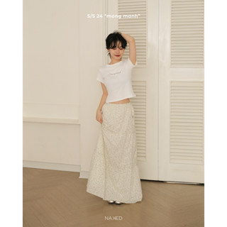 Chân váy xoè 3 tầng hoạ tiết hoa nhí Naked by V - Brianna Skirt