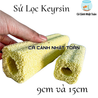 SỨ LỌC THANH HOA MAI 15CM VẬT LIỆU LỌC HỒ CÁ KEYRSIN 15x4x4cm