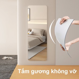 Gương treo Dán Tường toàn thân chống vỡ soi , dán tủ quần áo, hình vuông, Gương Dán Tường 30x30cm Trang Trí