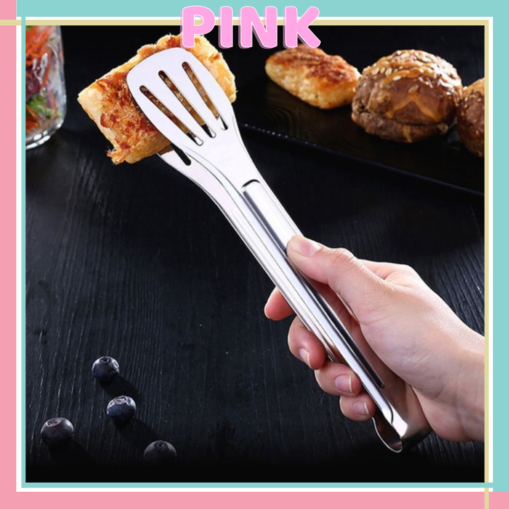 Kẹp Gắp Bánh Salad Đa Năng Gắp Thực Phẩm Inox, Kẹp Đa Năng Nướng Thịt, Gắp Bánh Mì A451