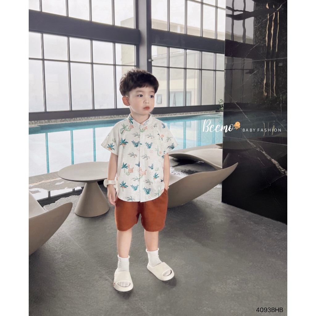 Beemo set cotton cổ tàu summer vibes