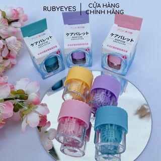 Cốc Rửa Lens Cao Cấp, Dụng Cụ Làm Sạch Kính Áp Tròng Chuyên Dụng Mẫu Mới 2023