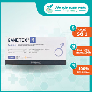 Gametix M - tăng thụ thai, tinh trùng yếu sẽ tăng chất lượng và số lượng, hỗ trợ vô sinh hiếm muộn